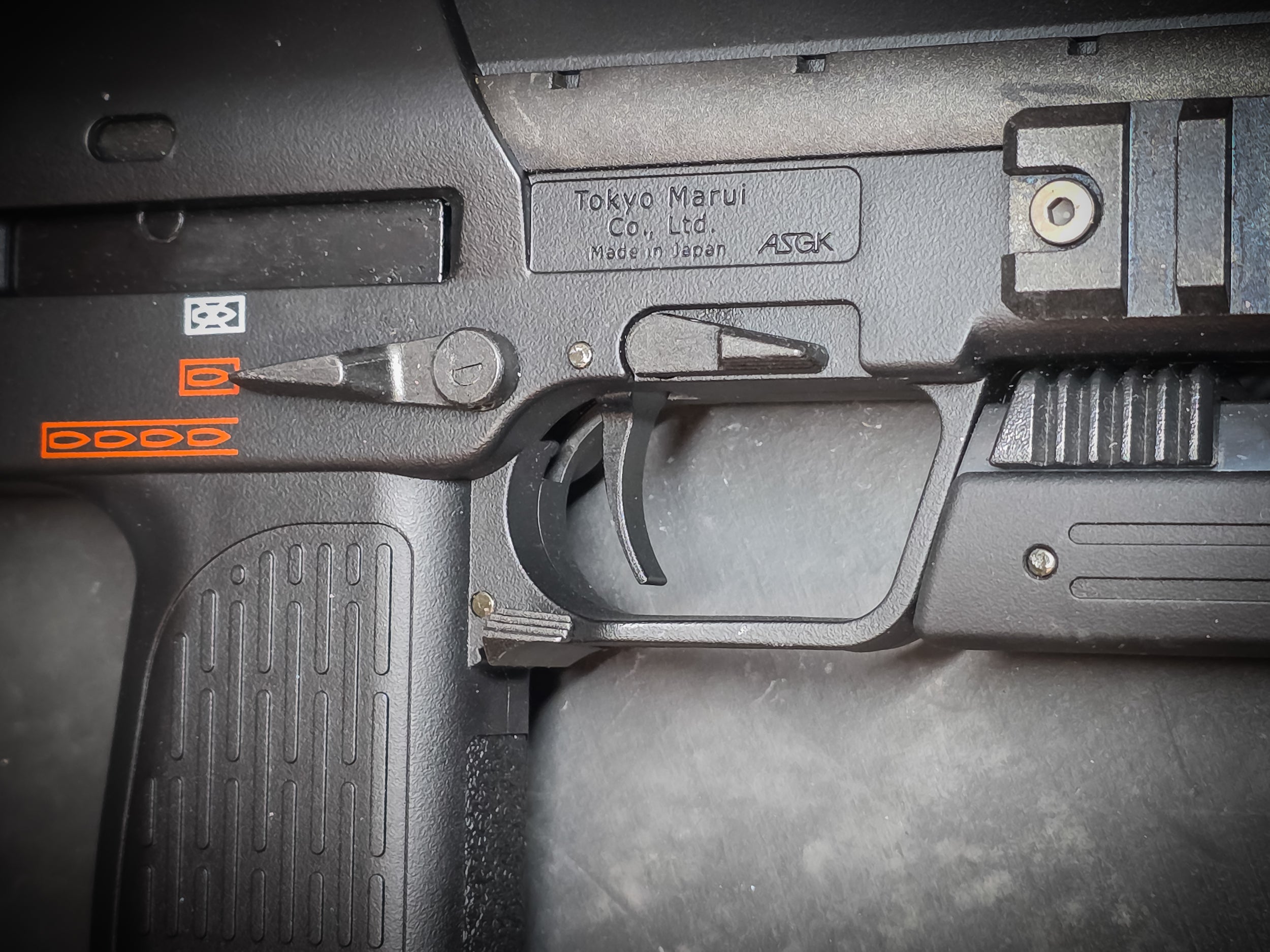 TM MP7 GBB 'Timney' style curved trigger